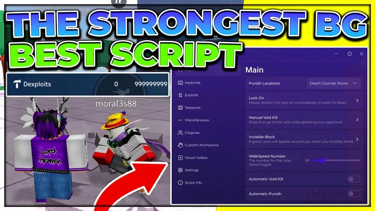 💥 STRONGEST BG | AUTO-PARRY + AIMBOT | NO KEY | PC