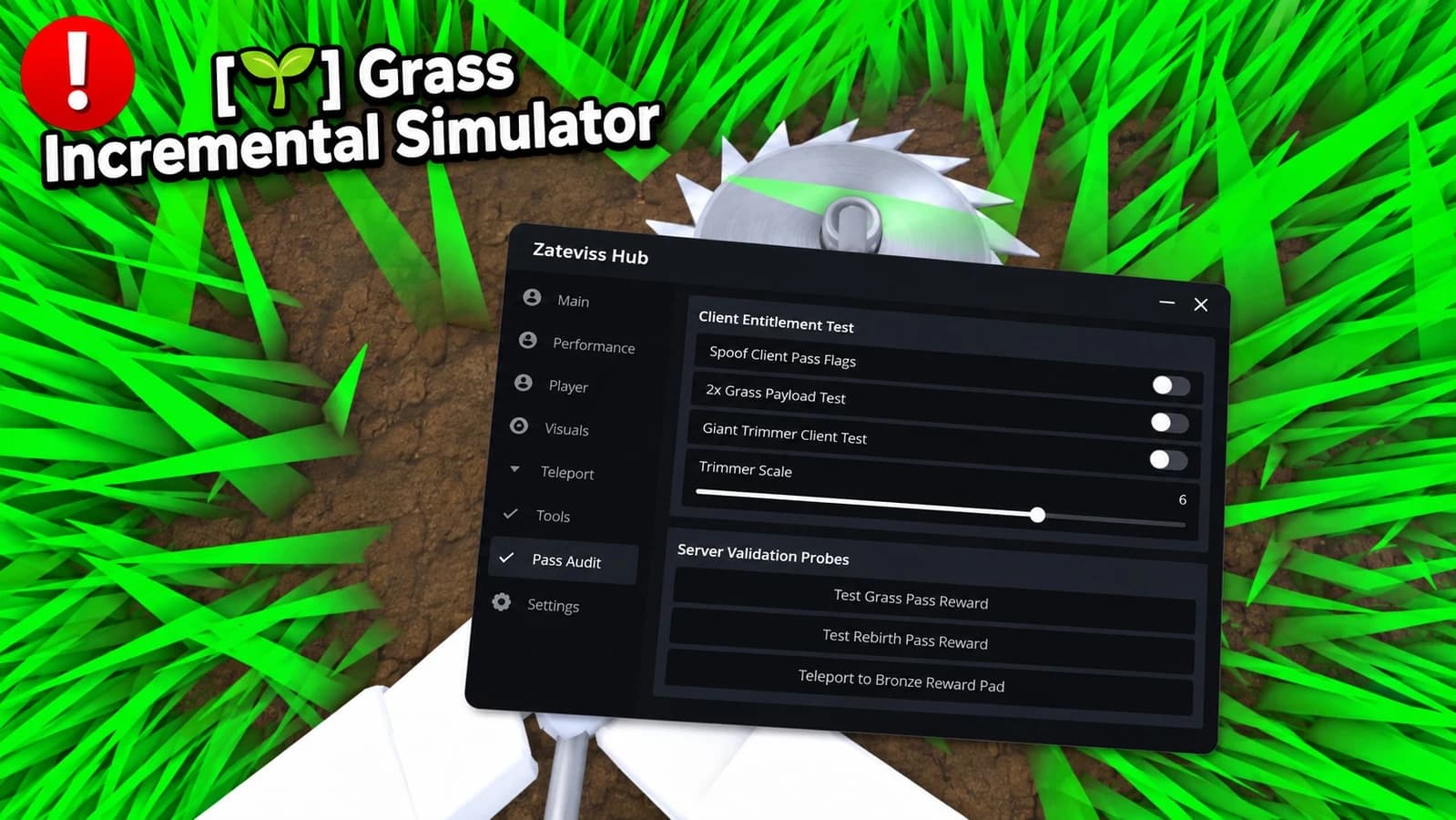 GAMEPASS UNLOCKED | [🌱] Grass Incremental Simulator