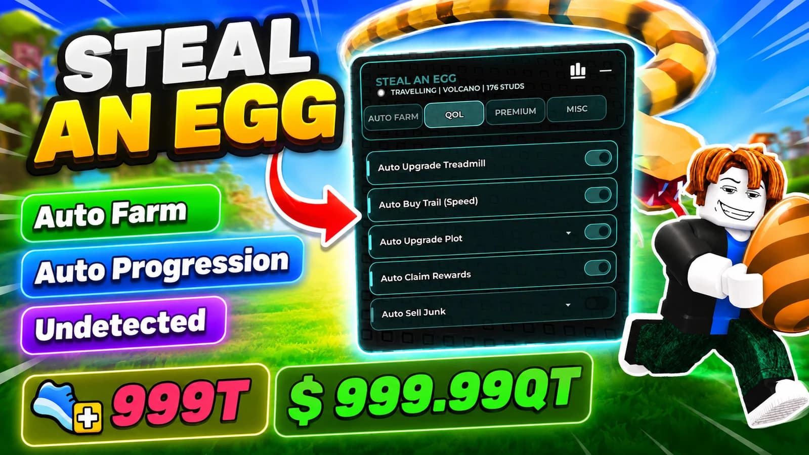 Auto Farm | Auto Progression | Auto Hatch | Webhooks ++++