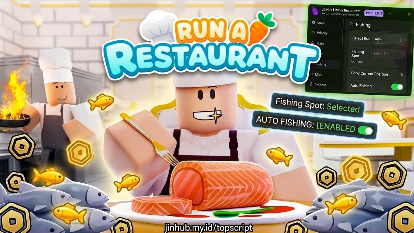 Run a Restaurant | Auto Fishing, Snipe Item