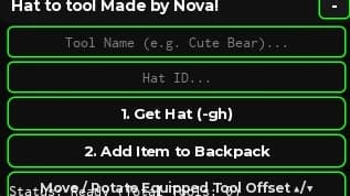 FE Hat to Tool Script made by Nova!