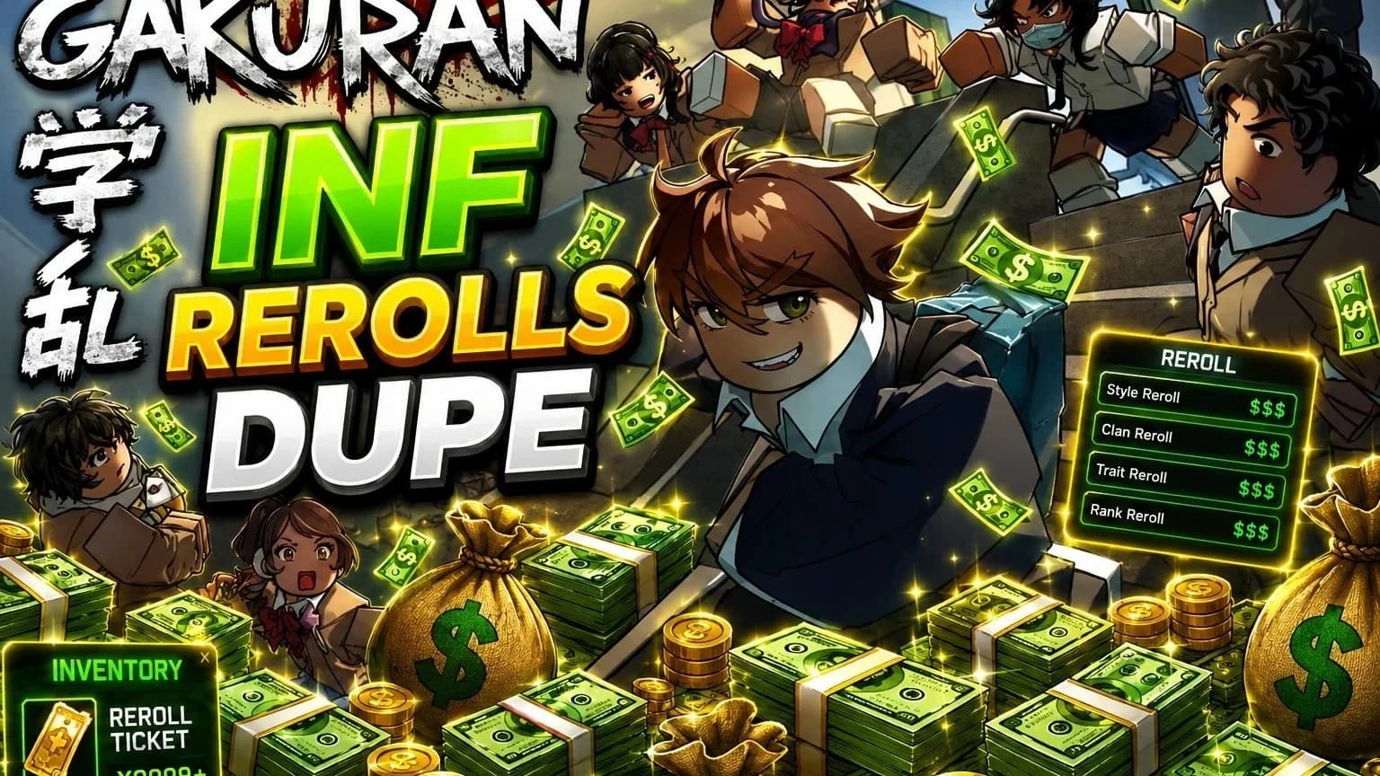 Inf Rerolls Dupe | Get Mogger Face, Any Hair Color, Inf Spin