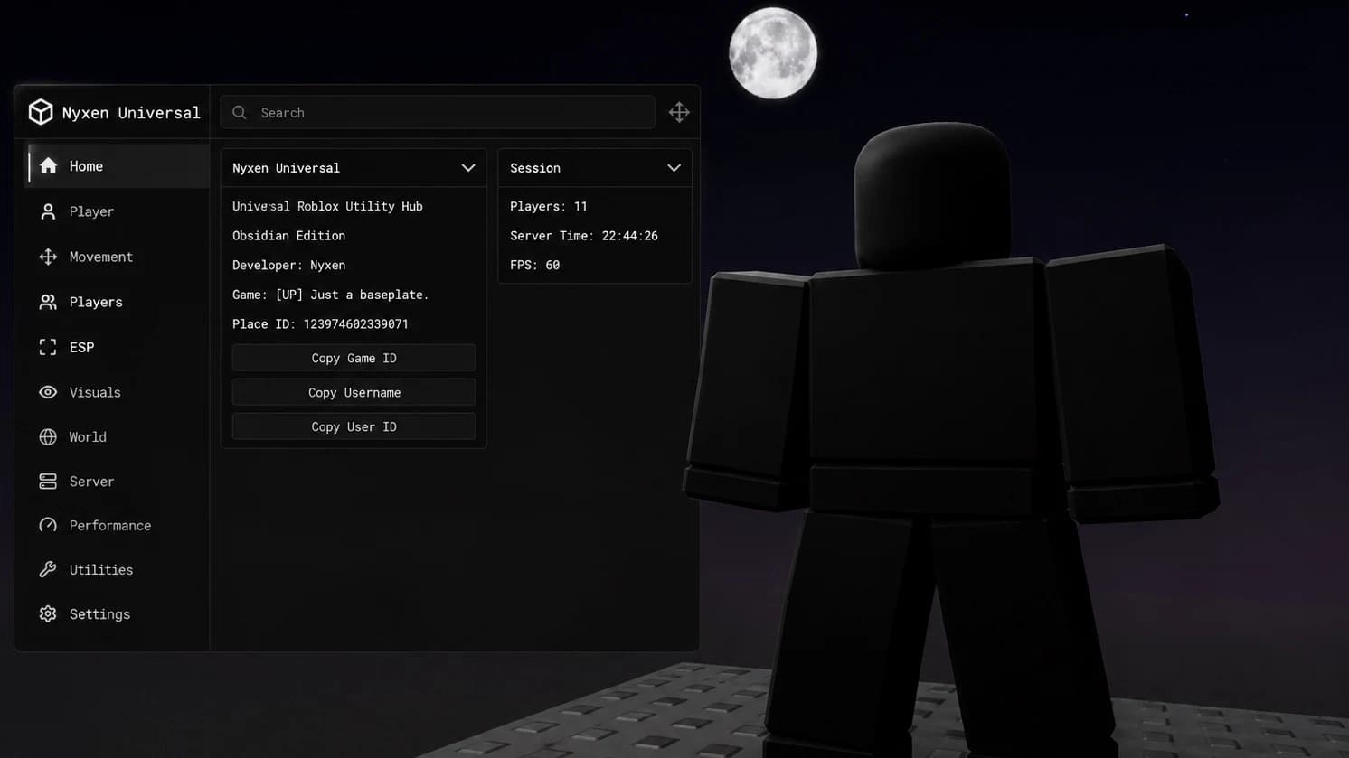 [No Key] Nyxen Universal