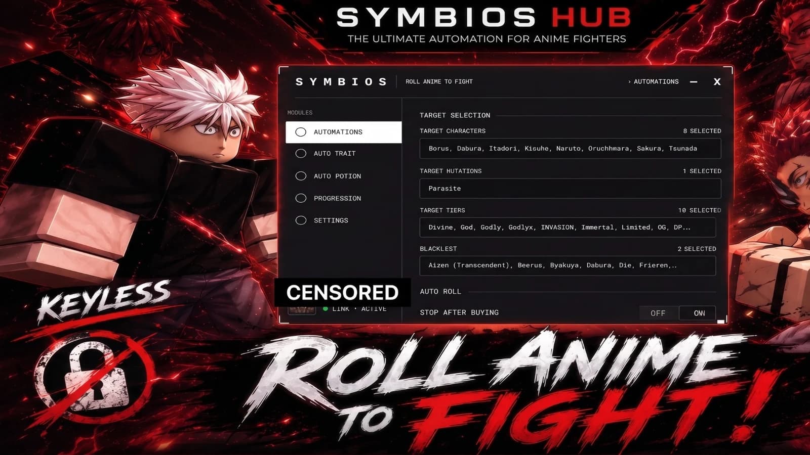 [UPD - Auto clone and claim] SYMBIOS HUB - KEYLESS