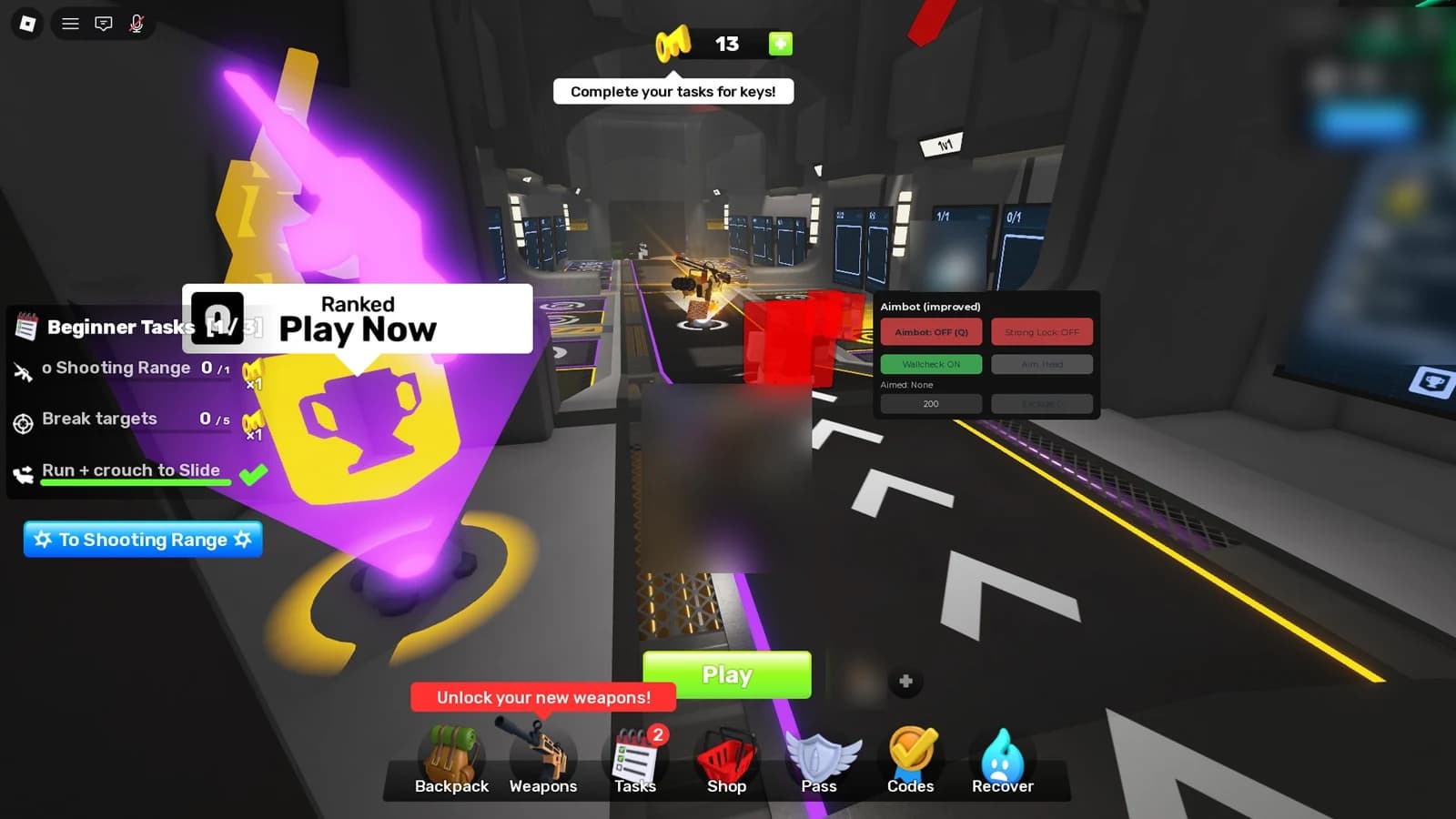 R*VALS | KEYLESS | ESP | AIMLOCK | AIMASSIST | FOV | HOTKEY 