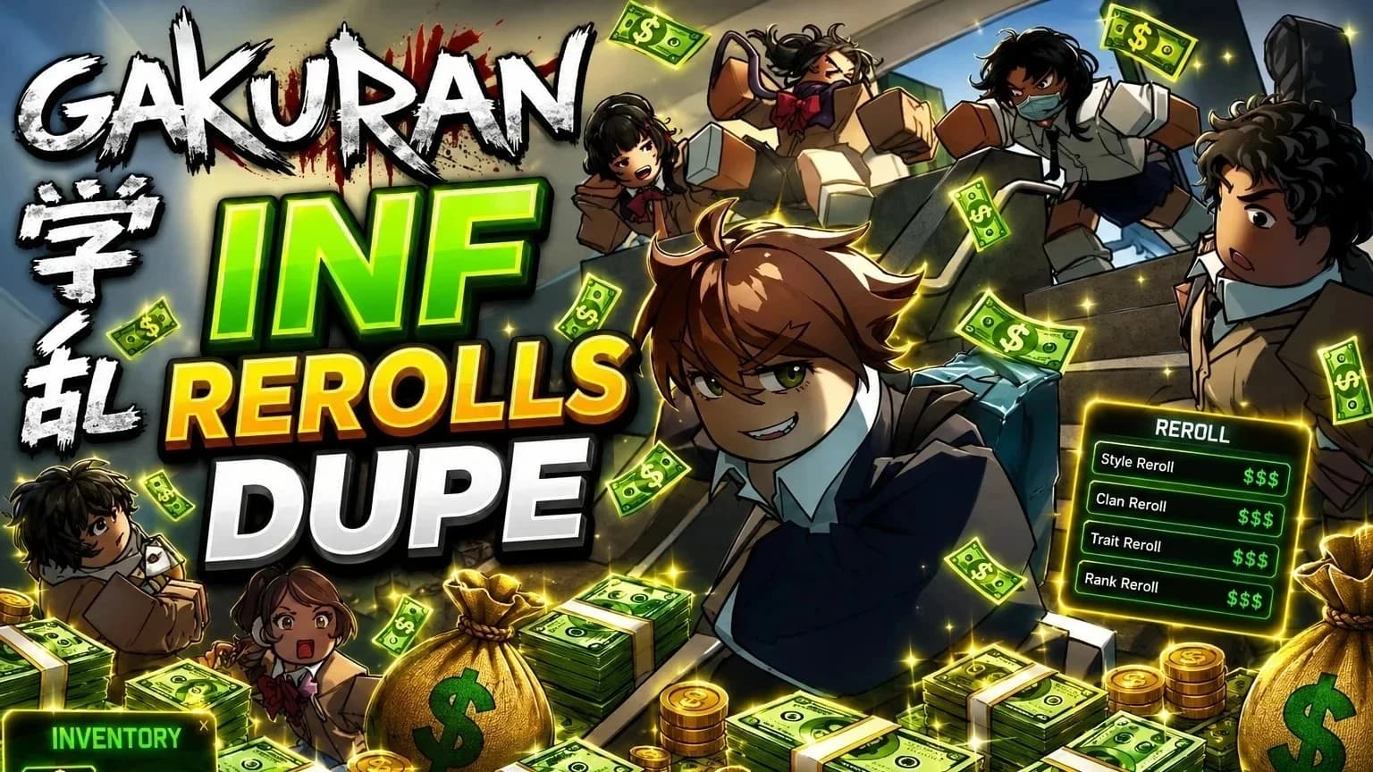 Inf Rerolls Dupe | Get Mogger Face, Any Hair Color, Inf Spin