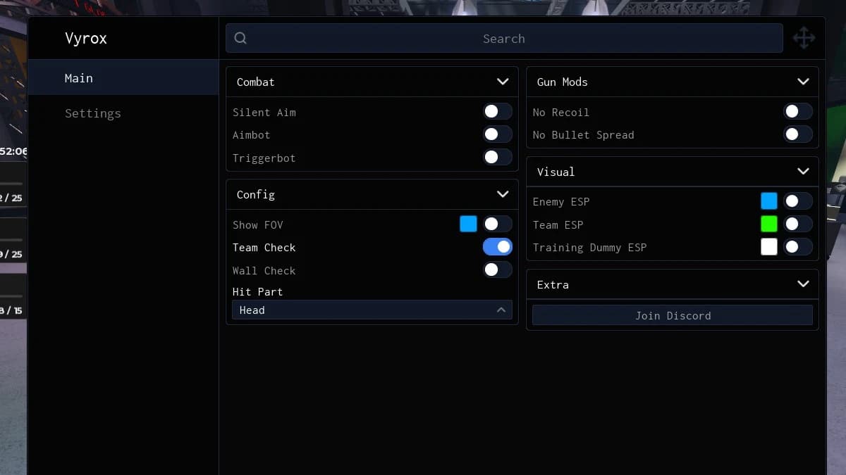 VYROX | KEYLESS | AIMBOT | SILENT AIM | GUN MODS | ESP