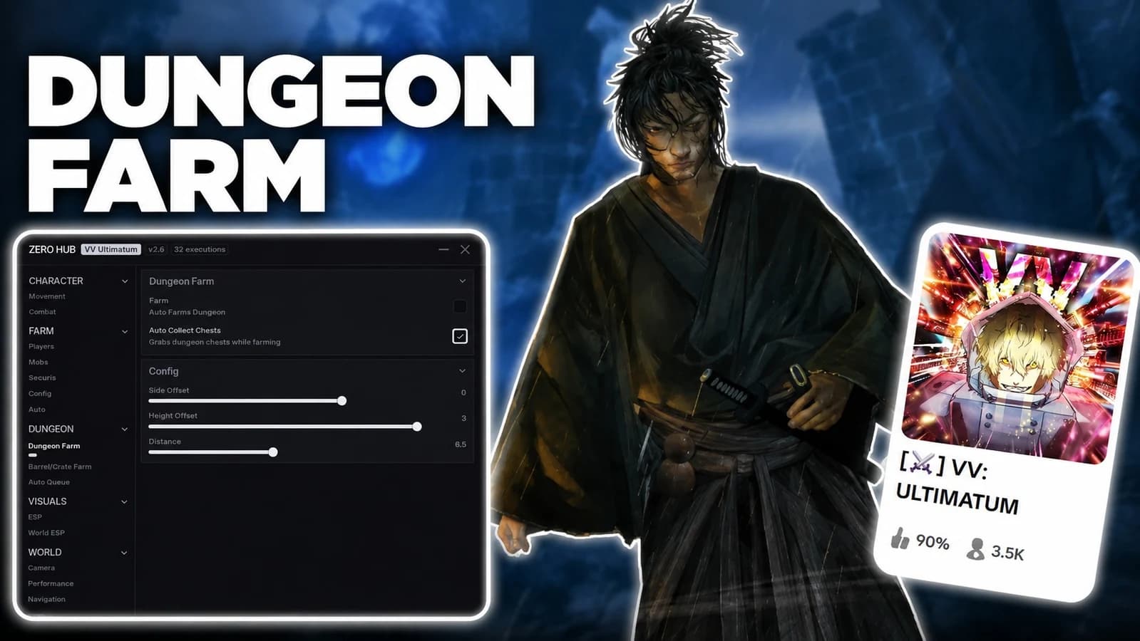 THE BEST DUNGEON FARM SCRIPT | GET HOGS INSANELY FAST