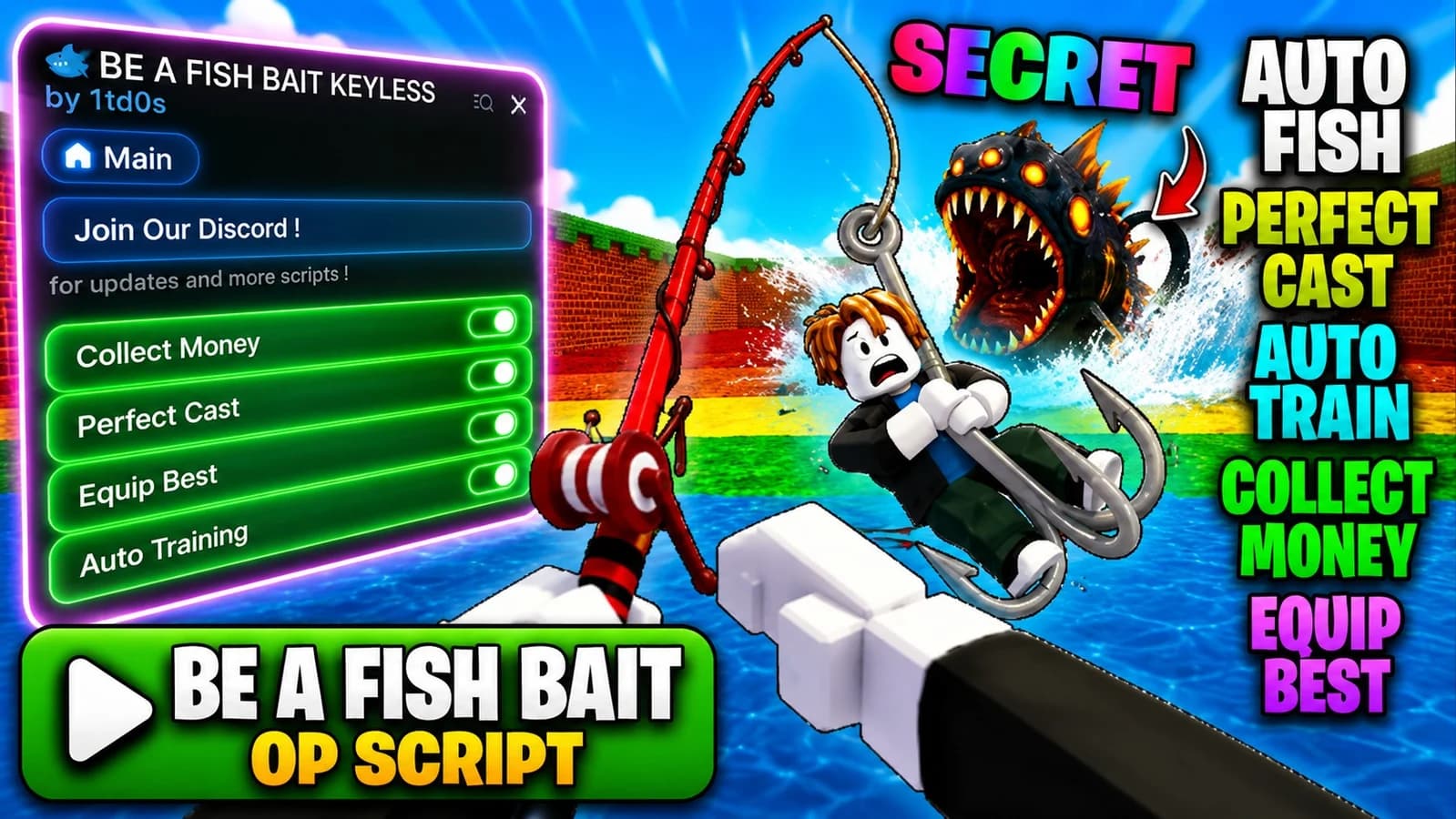 Auto Farm for Be A Fish Bait Keyless