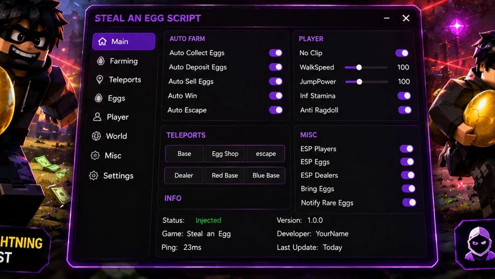 OP STEAL AN EGG AUTO EGG FARM + HATCH | NO KEY | 2026