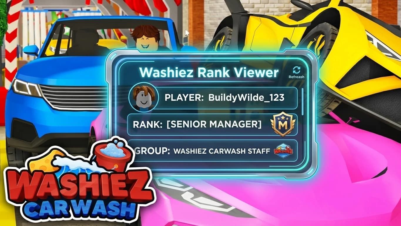 Washiez Rank Viewer – Real Group Rank, UserID & Account Age 