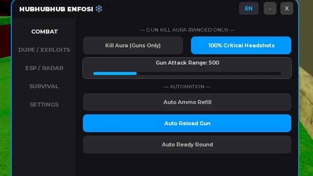 Enfosi kill aura, dupe items, esp enphosians