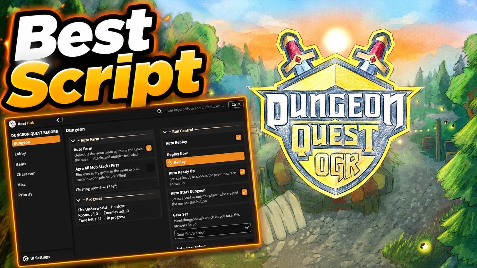 Auto Dodge Auto Farm Auto Upgrade Auto Sell Webhooks and mor