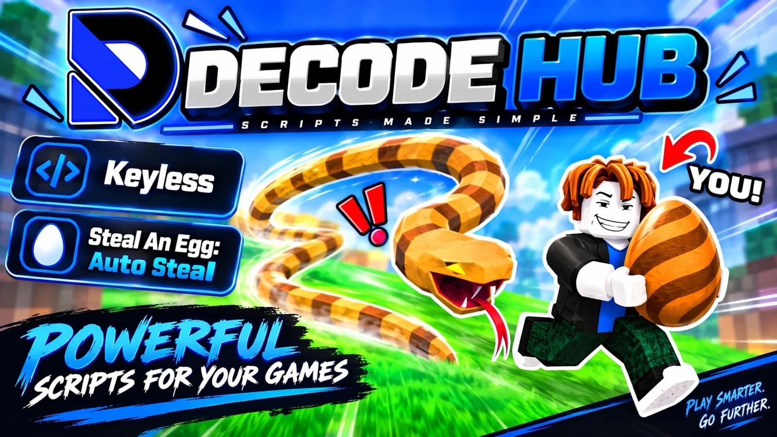 (OP Auto Steal) Decode Hub