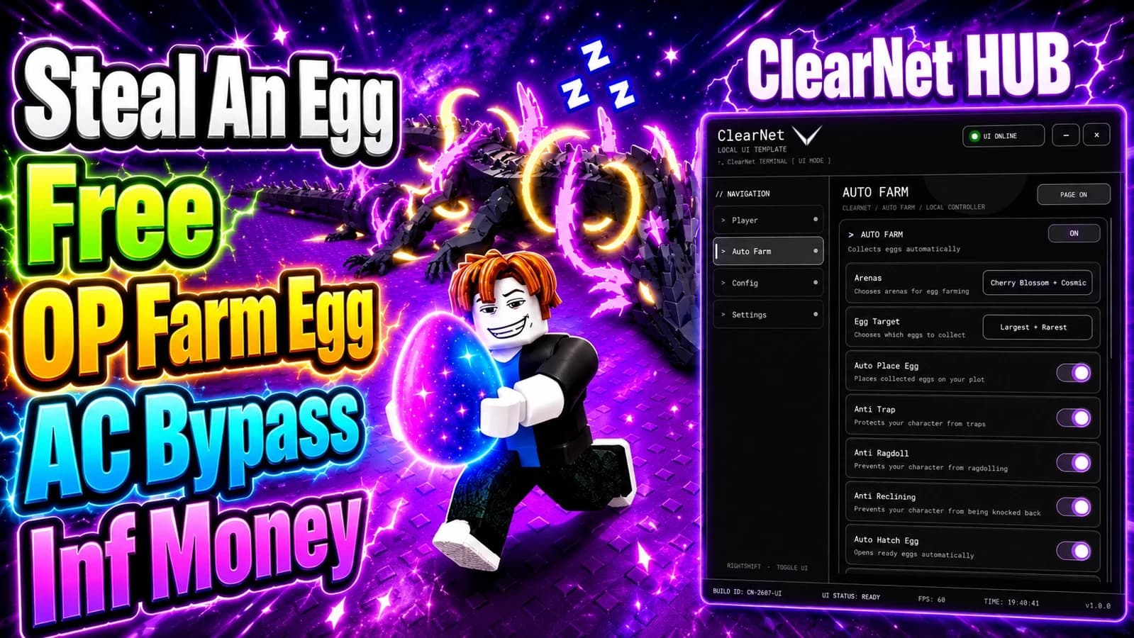 ClearNet | OP Auto Farm,  Auto Admin Abuse | Description