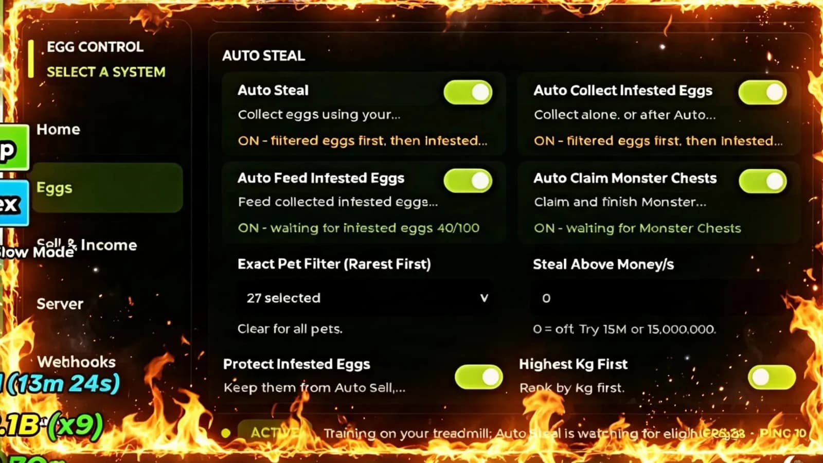 [FynessedHub] Steal an Egg- AUTO INFECTED EGG, AUTO STEAL