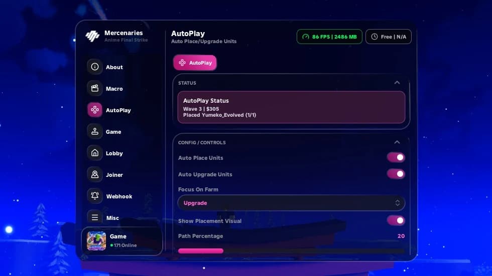 [MERC] Auto Play, Auto Join, Auto Summon & More