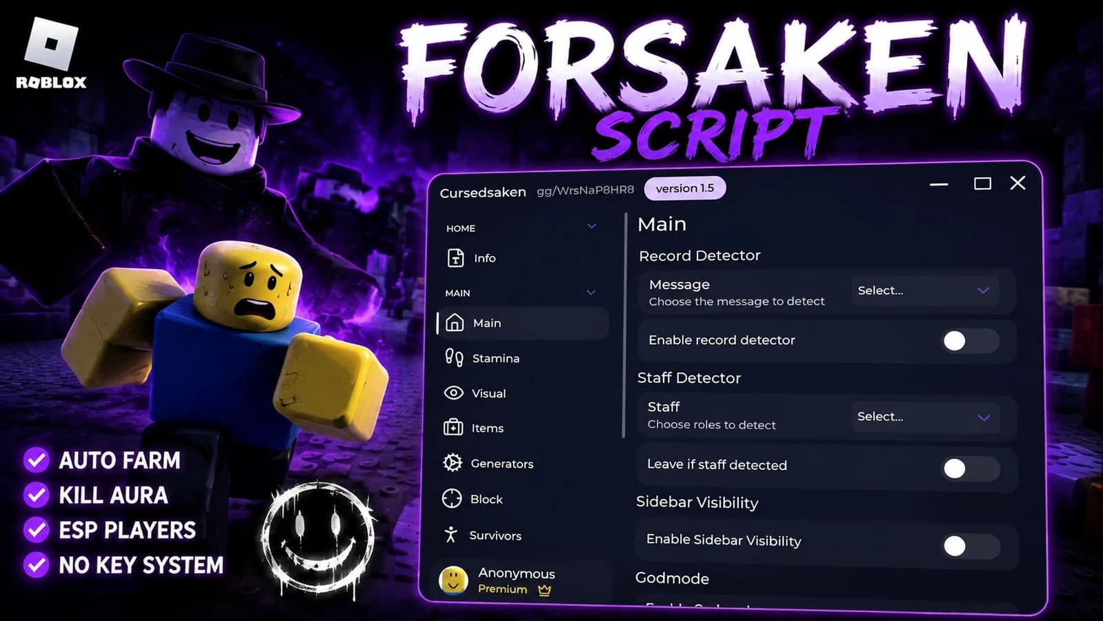 God Mode, Auto Block, Auto Generator, Inf Stamina & More!