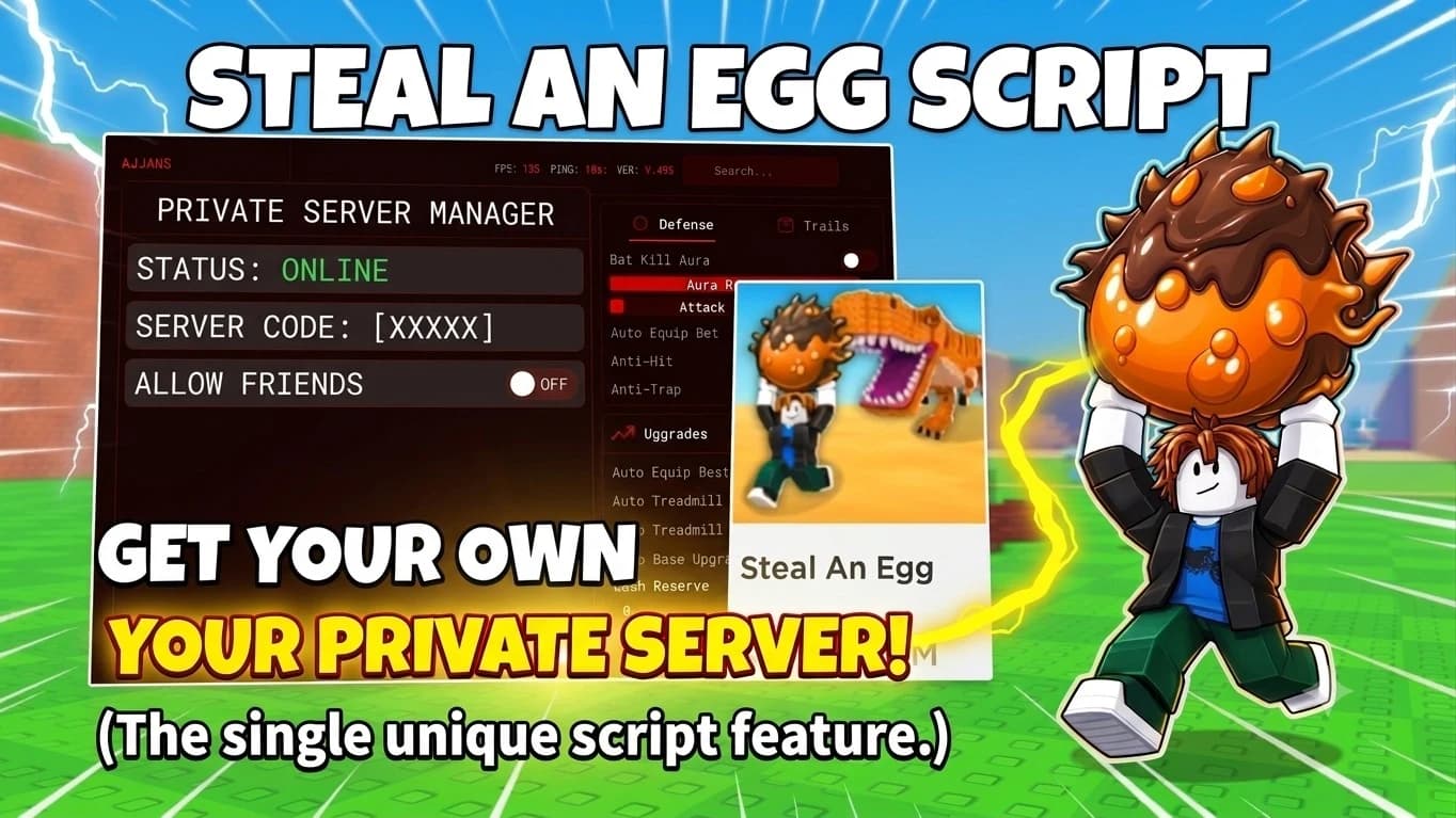 Keyless Steal An Egg Script Free Private Server