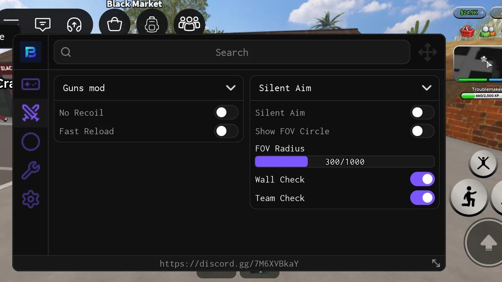 Borenhub silent aim,autofarm and more