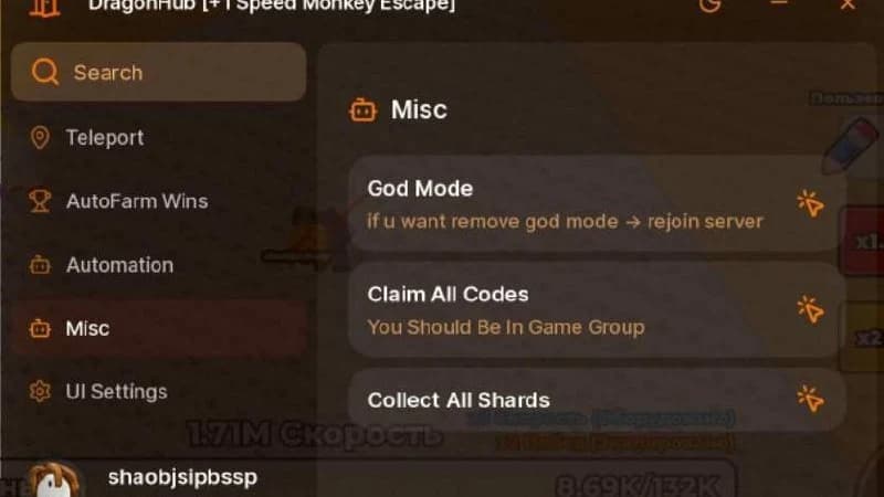 AutoFarm WIn God Mode (Dragon Hub)