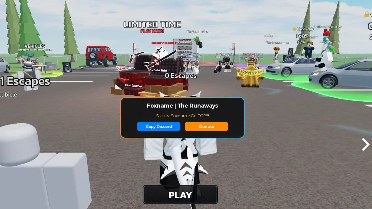 [KEYLESS] Foxname Autofarm, fast Credz obtainment