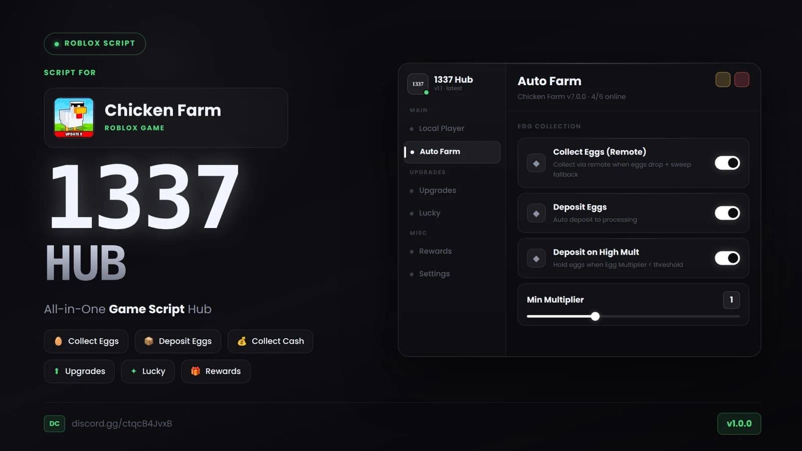 [ KEYLESS/NO KEY ] CHICKEN FARM