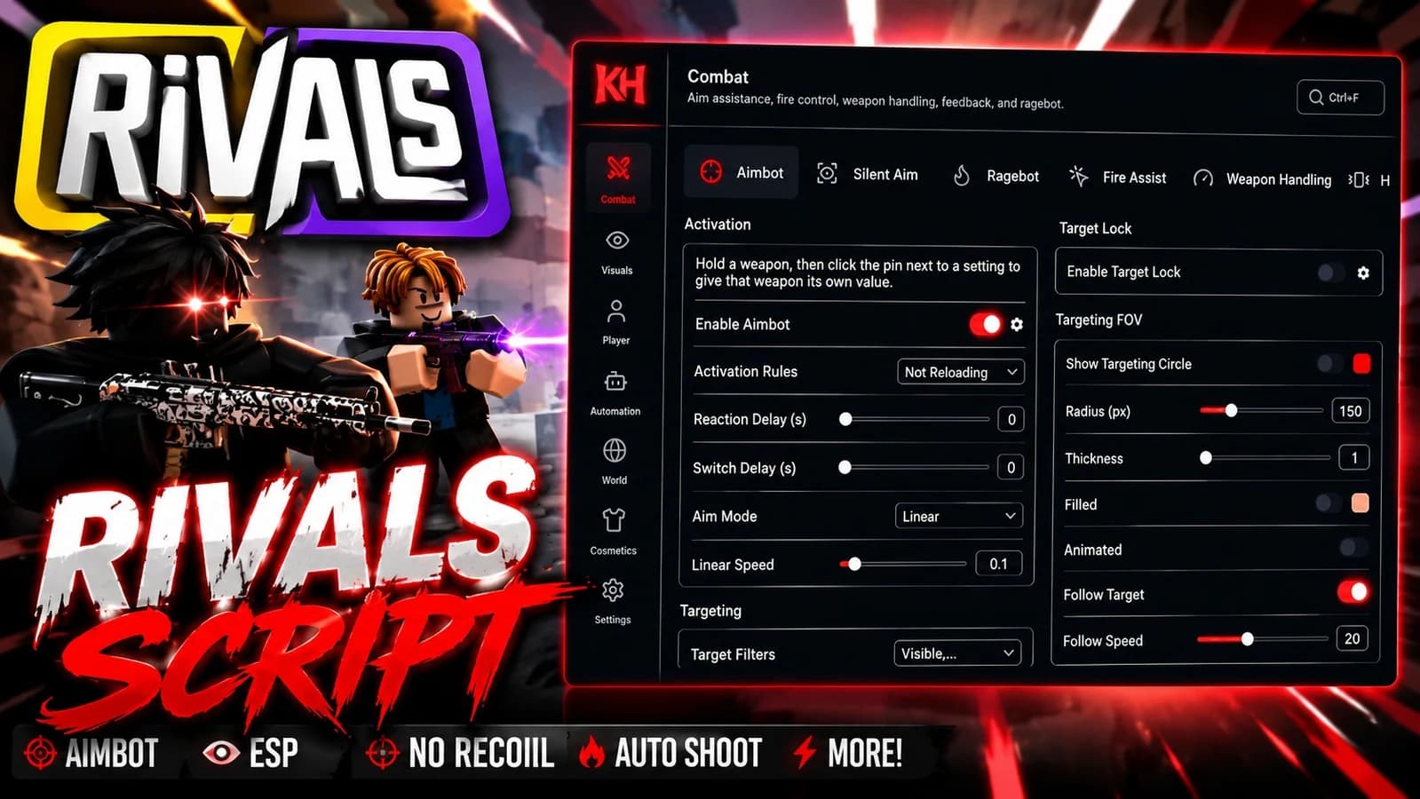 No Key, Silent Aim, Aimbot, Farm Wins, Winstreak and More!