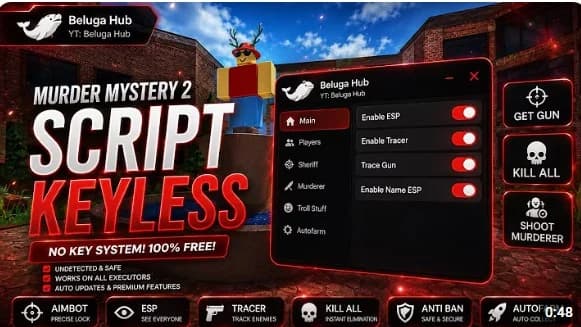 OP Script Keyless Aimbot, ESP, Autofarm, Kill aura and more