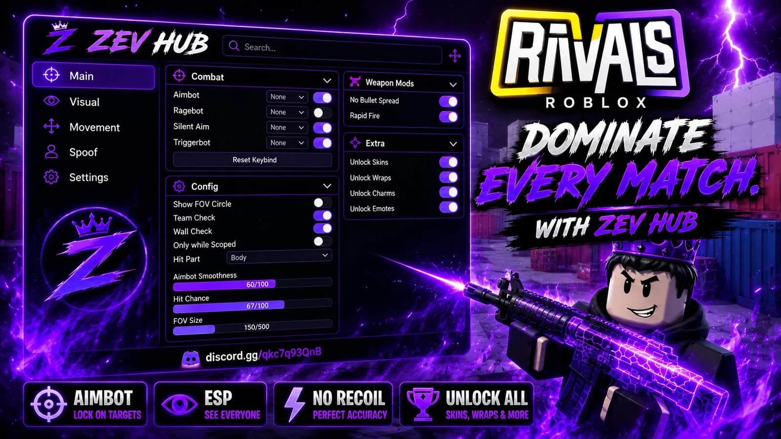 💀 RIVALS [UPDATED] | INSANE SCRIPT HUB | AIMBOT, ESP, SILEN