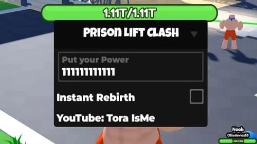 Prison Lift Clash script - (Put Your Power, Instant Rebirth)