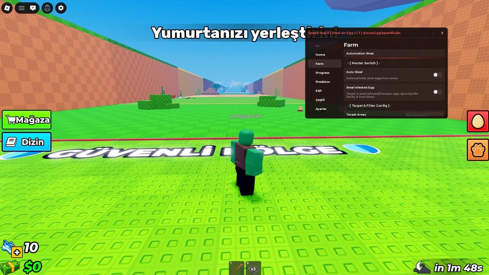 AUTO FARM,ESP AUTO PUT PREDICTOR ESP PROGRESS