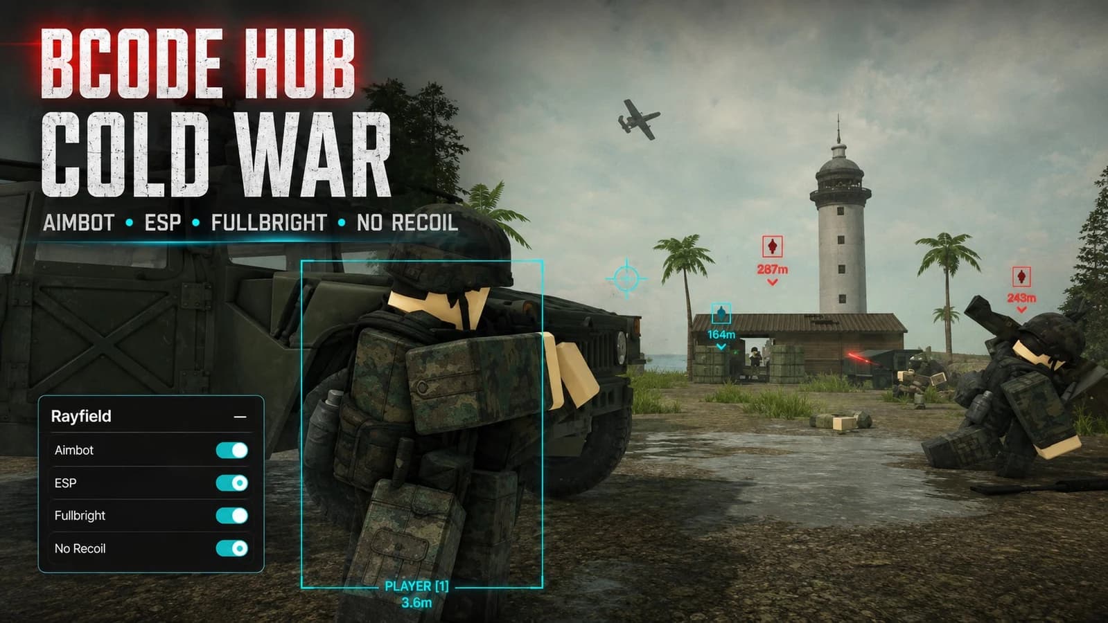 Cold War - BCODE HUB I Silent Aim Gun mod ESP WALL BANG