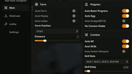 Iron Soul: Dungeon Scripts — Auto Farm, Dungeon & Mobile