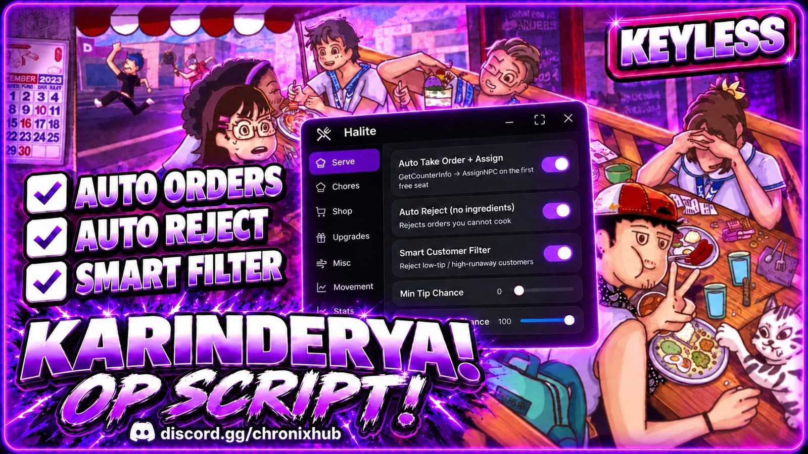 Karinderya! [KEYLESS + FULL AUTO FARM🔥]