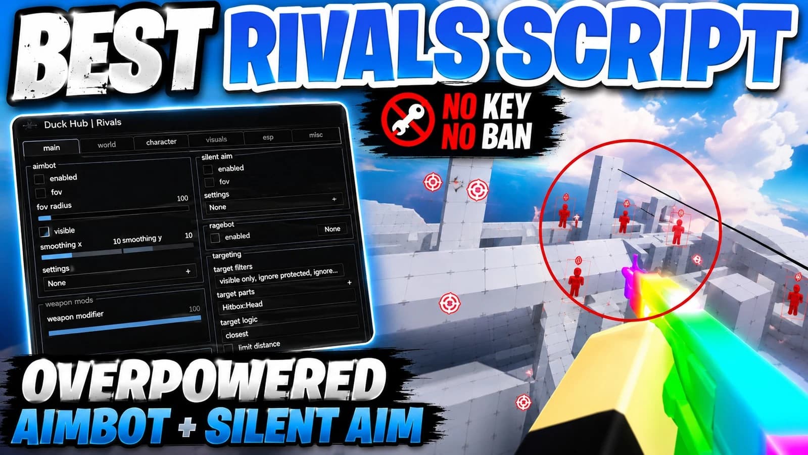 Rivals Script | Aimbot & Silent Aim, Camlock, Esp & More