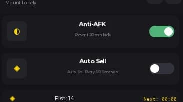 AUTO SELL, ANTI AFK, AUTO FAVS UNKOWN FISH