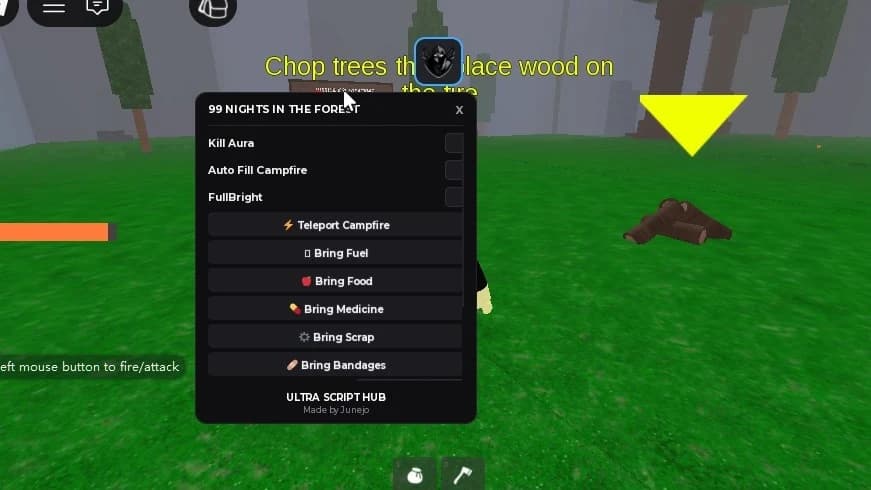 teleport, fly, bring items and more features 