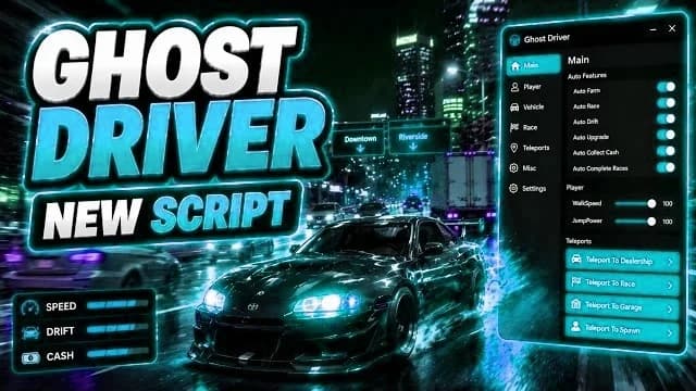 [OP] Ghost Driver Script [Auto Farm Millions]