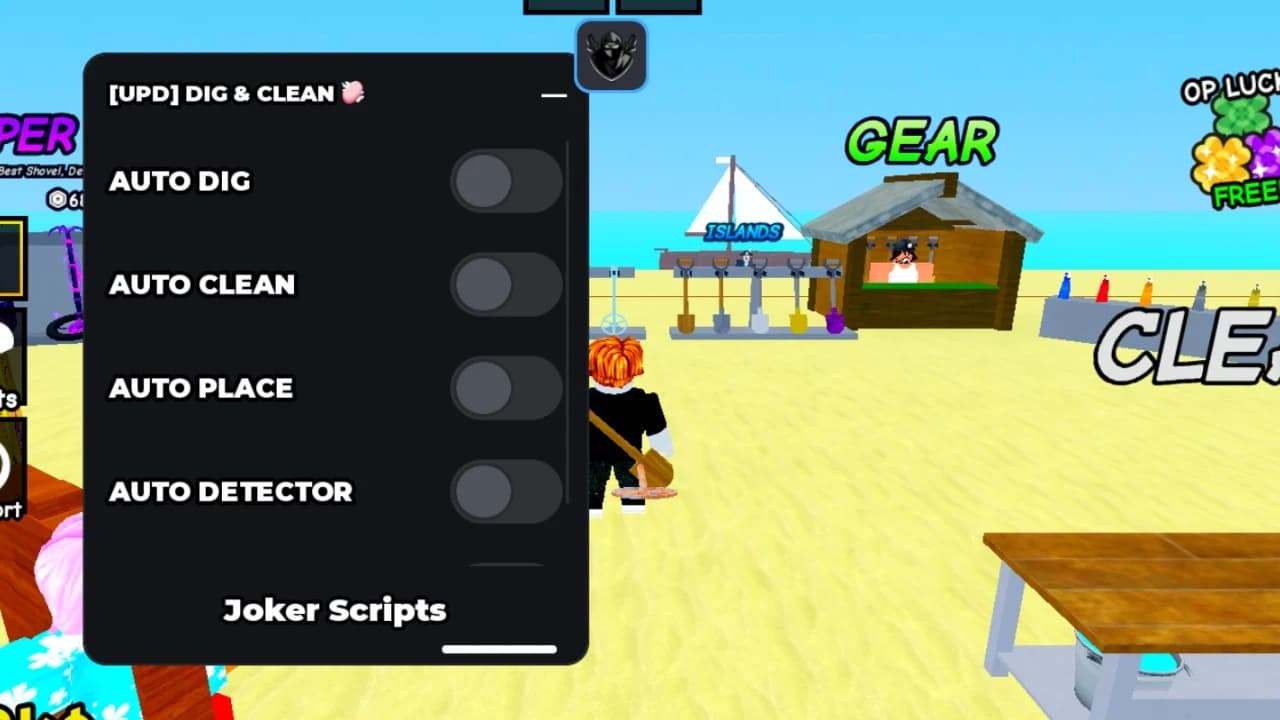 Auto Dig, Auto Clean, Auto Sell, Auto Collect, Fast Farm