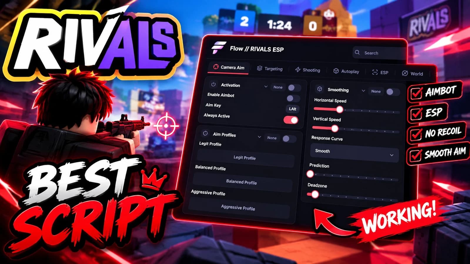 Flow Hub | Silent Aim & Aimbot!