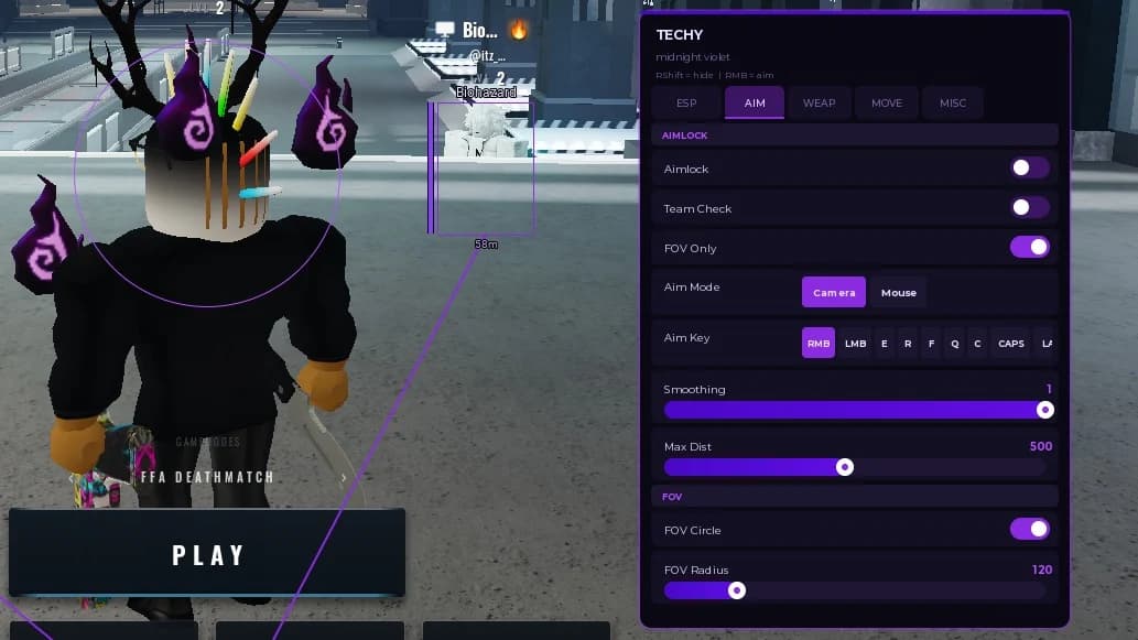 TECHY Aimbot and ESP