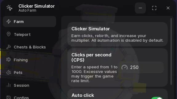 [ UPDATED ] RNG Event, Cick Simulator Script !