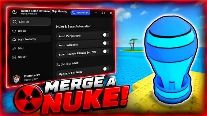 MERGE A NUKE — Keyless Script | Auto Merge, Auto Collect