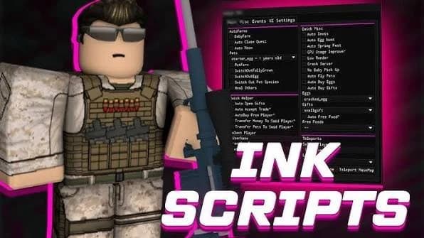 INK GAME — Keyless Script | Auto Farm, ESP, Speed