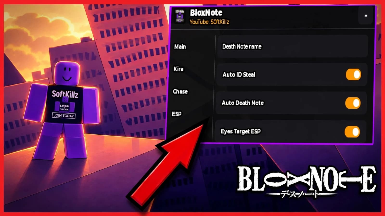 TASK TP, AUTO DEATH NOTE, ESP, AIMBOT, KIRA & more