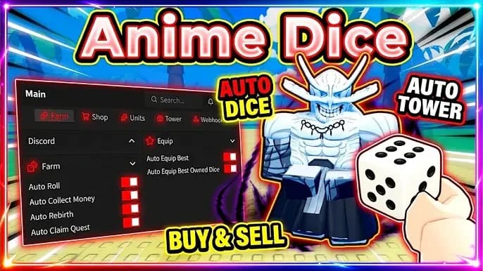 [ NO KEY ] ANIME DICE SCRIPT