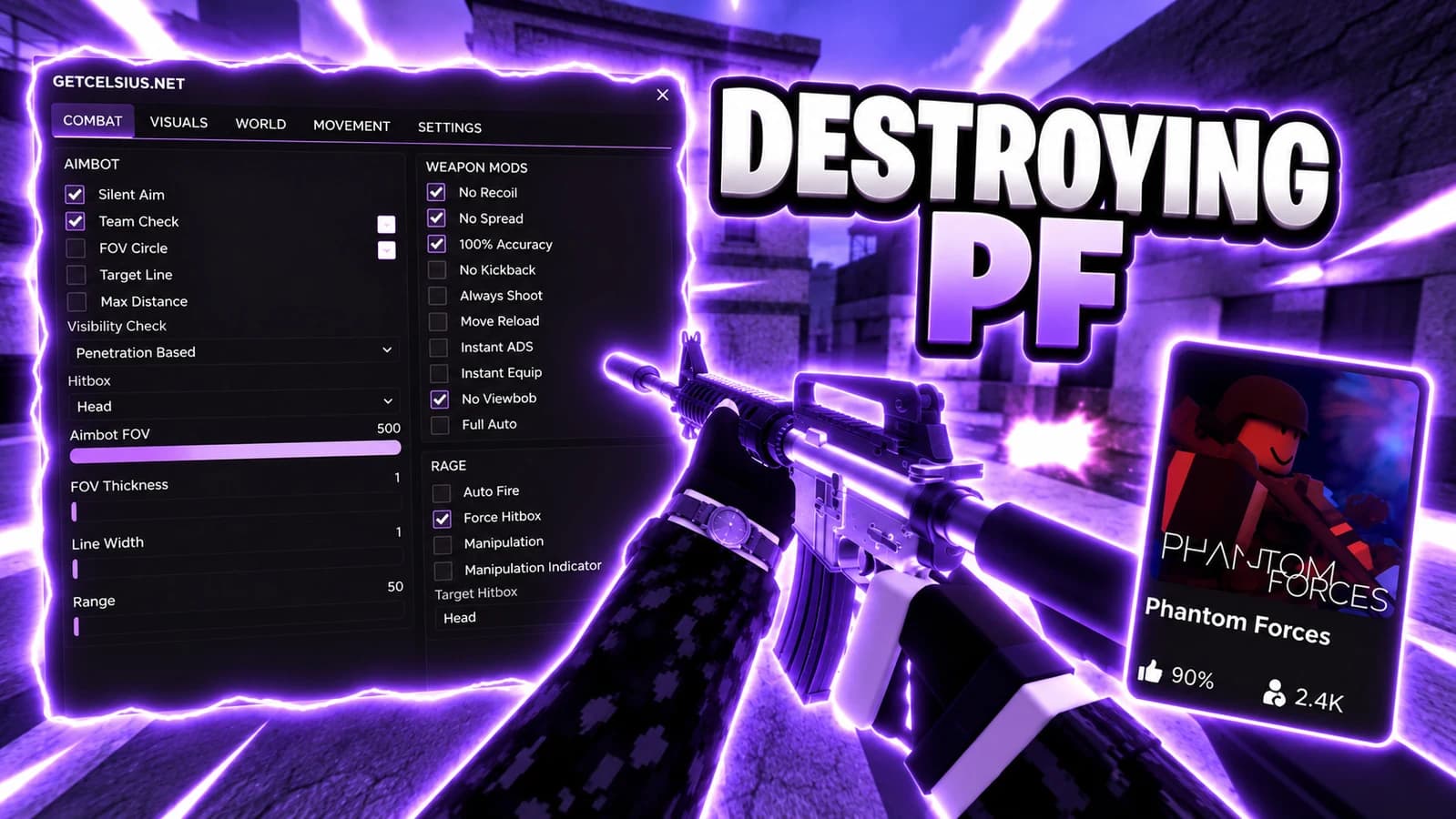  [KEYLESS] Phantom Forces | Celsius