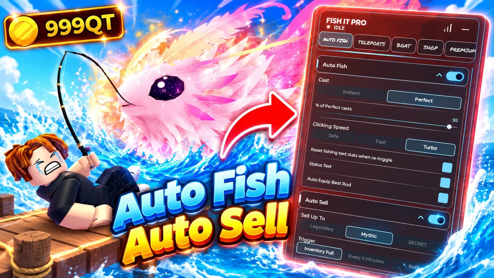 Auto Fish | Auto Sell | Auto Favorite | Webhooks and more ++