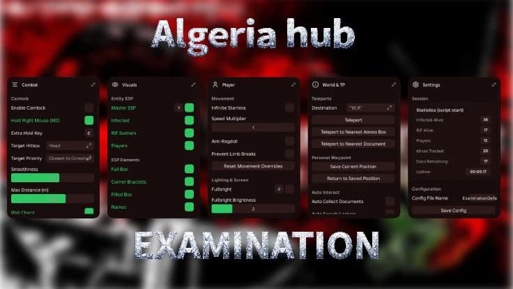 Algeria hub Examination